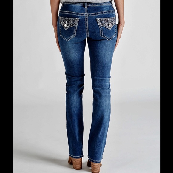 Diamonds& Thread Boot “Cell Phone” Flap Jean 14 18 - Picture 3 of 8